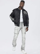 Smoke Rise 'Satin Stadium' Jacket OH24683 - FRESH N FITTED