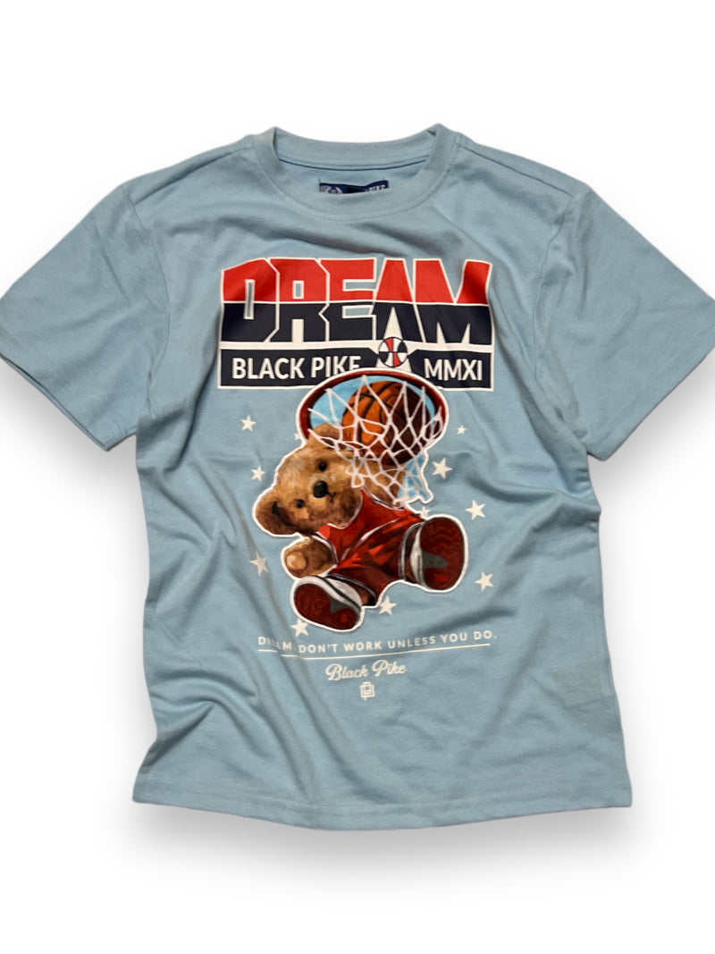 Black Pike Kids 'Dream' T-Shirt (Lt Blue) BS5137 - Fresh N Fitted Inc 2