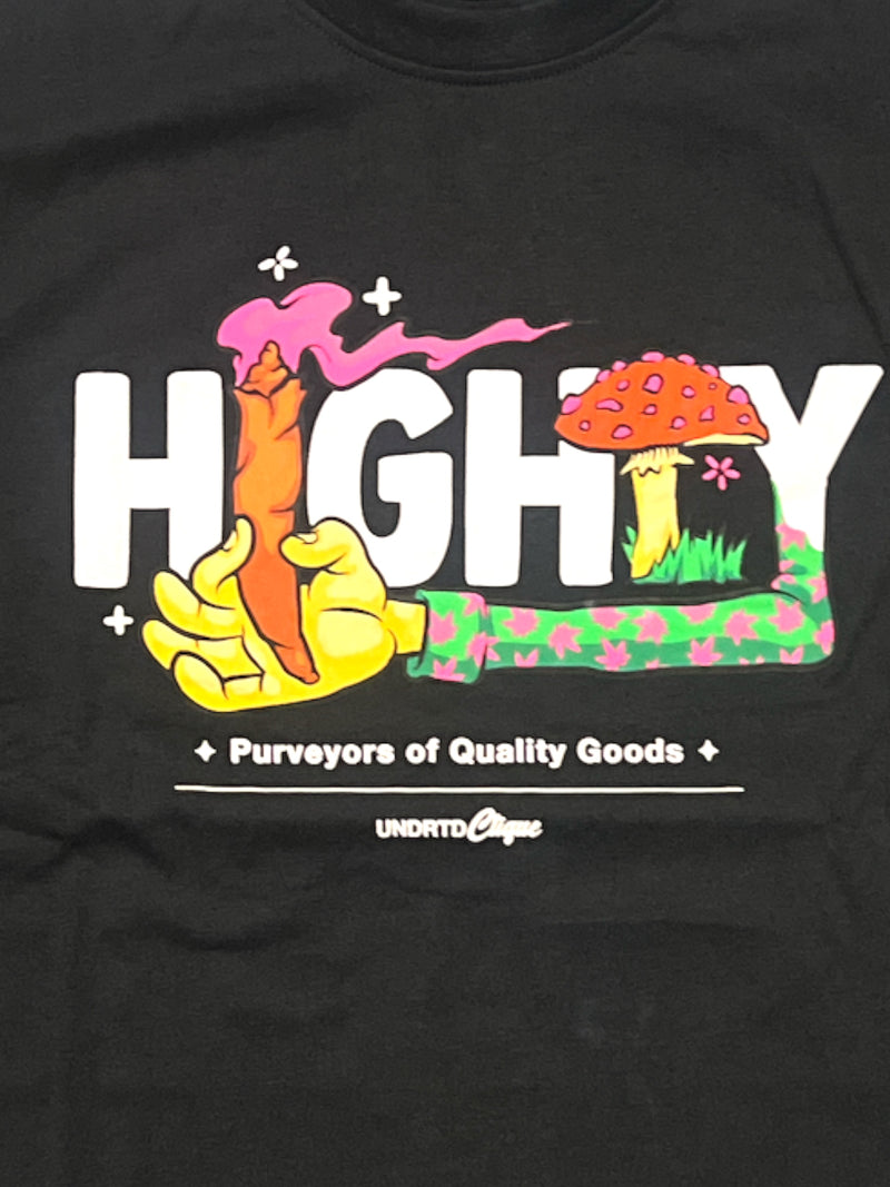 Highly Undrtd 'High Grade' T-Shirt (Asphalt) US4109 - Fresh N Fitted Inc 2