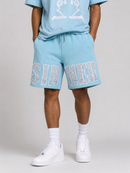 FWRD 'Skeleton Sinner' French Terry Shorts (C.Blue) FW-55154