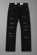 Evolution 'Relaxed Straight' Denim (Jet Black) EV-330486