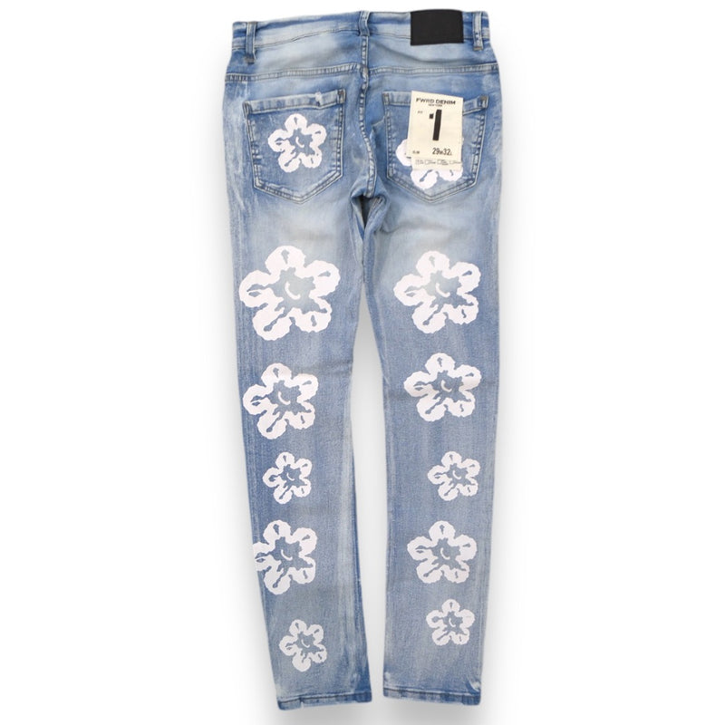 FWRD 'Flower' Denim (Ice Blue) FW-330108