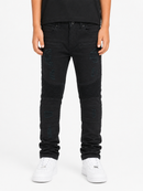Makobi Kids 'Rick Biker' Denim (Black) B1786