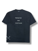 Protector and Maintainer 'Not Perfect' T-Shirt (Black/White) - FRESH N FITTED