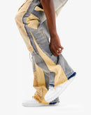 VOYAGE STUDIO 'PURE' Flare Carpenter With Digital Print Denim (DTB) 51P01 - FRESH N FITTED