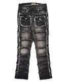 FWRD Kids 'Cargo' Stacked Denim (Washed Black) FW-33958k - FRESH N FITTED