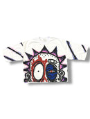 AMGM 'Liberty' Premium Cropped T-Shirt (White) AMGM502 - FRESH N FITTED