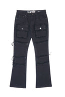 Spark Kids 'TWill' Stack Denim With Multiple Pockets (Jet Black) K3020 - FRESH N FITTED