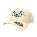 MUKA 'Hustle Rose' Snapback Hat (Oatmeal) S4424 - FRESH N FITTED