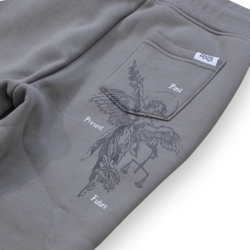 Highly Undrtd 'Visionary Angel' Stack Joggers (Pewter) UF4212