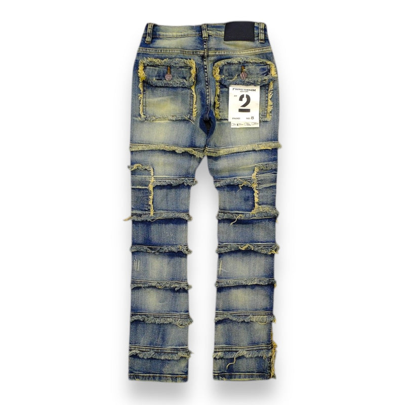 FWRD Kids 'Patchwork' True Stacked Denim (Lt. Tint) FW-33958/ LK