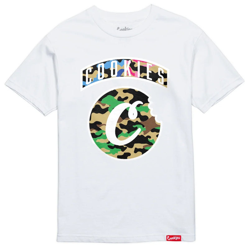 Cookies 'Smoke Ops' T-Shirt (White) - FRESH N FITTED-2 INC