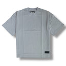 67 ‘BLANK’ Premium Heavyweight Oversized Boxy Shirt (Slate Grey) - FRESH N FITTED