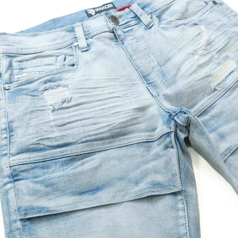 Makobi 'Bruno' Jeans (Lt.Wash) M1965 - FRESH N FITTED