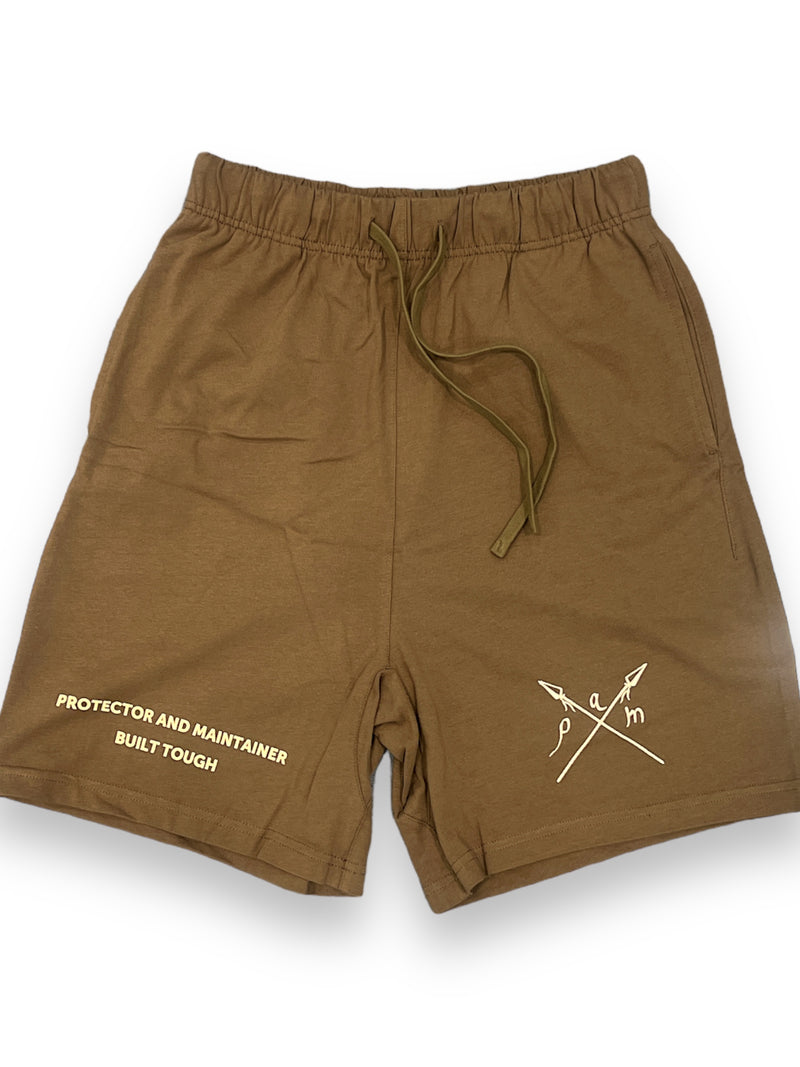 Protector and Maintainer 'Built Tough' Shorts (Mud) - FRESH N FITTED-2 INC