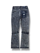 Stylo Kids Stacked Flare Denim (Olive Black) OPS-002 - FRESH N FITTED