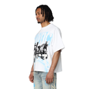 Smoke Rise 'Havoc' Wide Crop Shirt (White) KT25528 - FRESH N FITTED