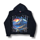 Black Pike 'Bruised Not Broken' Cropped Hoodie (Black) FB2540 - FRESH N FITTED