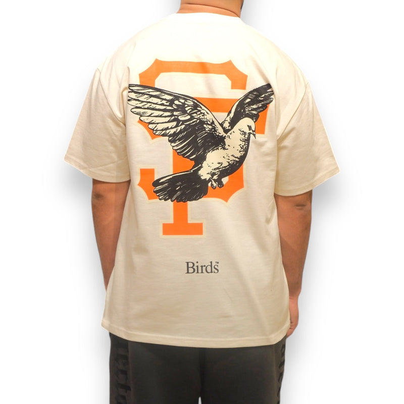 Birds "Giant" Ivory Ultra-Premium Oversized S/S Box T-Shirt