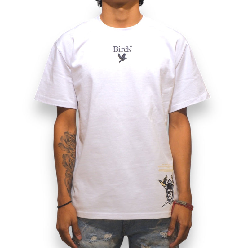 Birds "Raider" White Ultra-Premium Oversized S/S Box T-Shirt