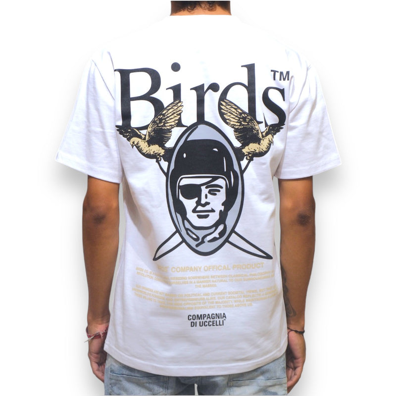 Birds "Raider" White Ultra-Premium Oversized S/S Box T-Shirt