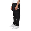 Smoke Rise 'Utility Cargo Windbreaker' Pants (Black) WP25584 - FRESH N FITTED