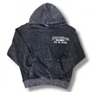Rebel Denim 'Fearless' Jeweled Fleece Hoodie (Black) 752-333 - FRESH N FITTED