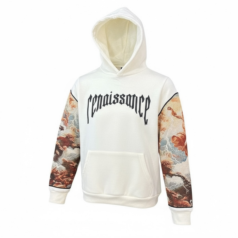 Black Pike Kids 'Renaissance' Tapestry Hoodie (Natural) FB2537SK - FRESH N FITTED