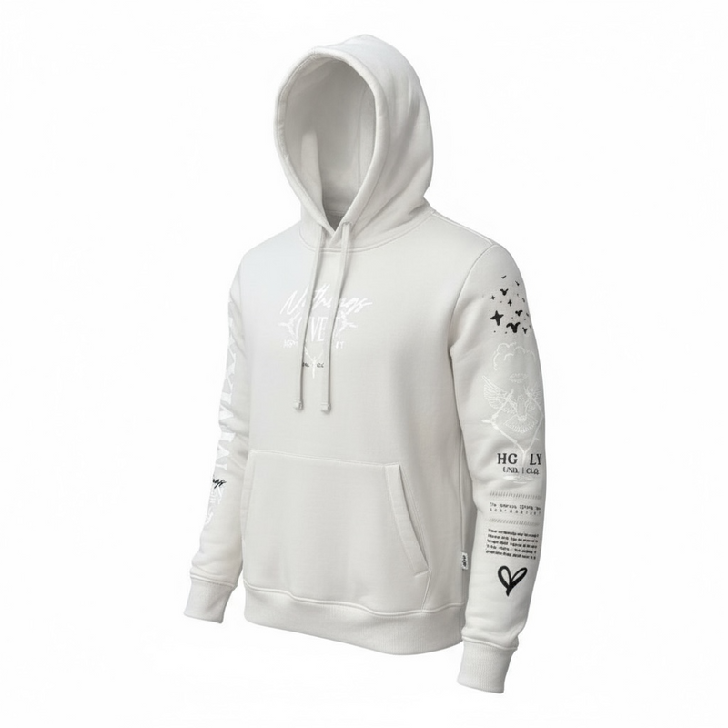 Highly Undrtd 'Given' Hoodie (Cloud) UF5601 - FRESH N FITTED