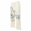 Highly Undrtd 'Divine Aura' Stacked Joggers (Ivory) UF5203 - FRESH N FITTED