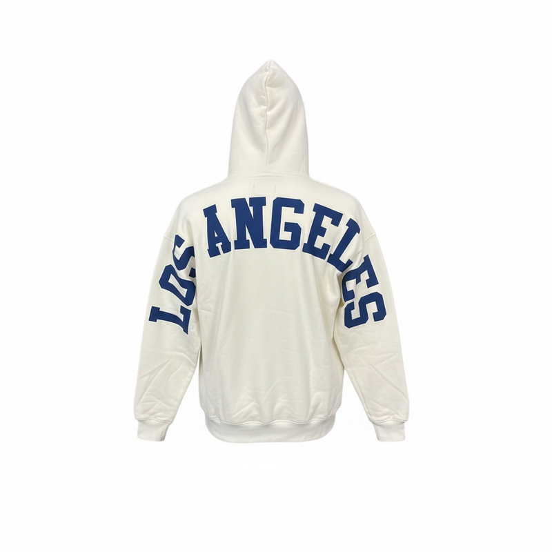 Pro Standard 'Los Angeles Dodgers Wingspan' Drop Shoulder Hoodie (Egg) LLD5316021 - FRESH N FITTED