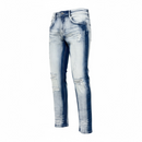 Spark Slim Fit Stretch Denim (Blue Sand) S4403 - FRESH N FITTED