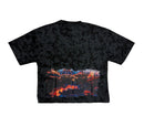 BKYS 'Carnival' Cropped Rhinestone T-Shirt (Black) T1381 - FRESH N FITTED