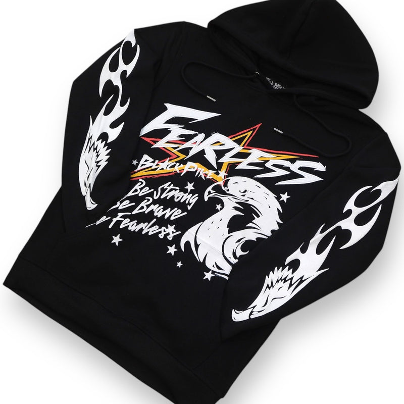 Black Pike 'Fearless' Hoodie (Black) FB2460