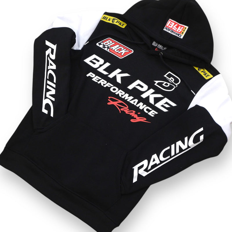 Black Pike 'Black Pike Racing' Cut & Sew Hoodie (Black) FB2442