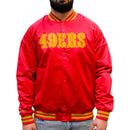 Mitchell & Ness San Francisco 49ers Lightweight Satin Jacket (Red) SJKT6296 - FRESH N FITTED