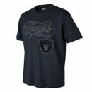 Pro Standard Las Vegas Raiders 'Blackout' Drop Shoulder T-Shirt (Black) FOR1411076 - FRESH N FITTED
