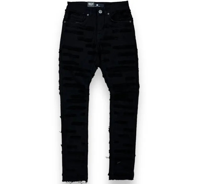 Focus Debris Stacked Denim - Fresh N Fitted Inc