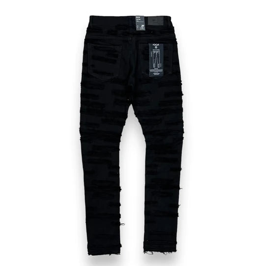 Focus Debris Stacked Denim - Fresh N Fitted Inc