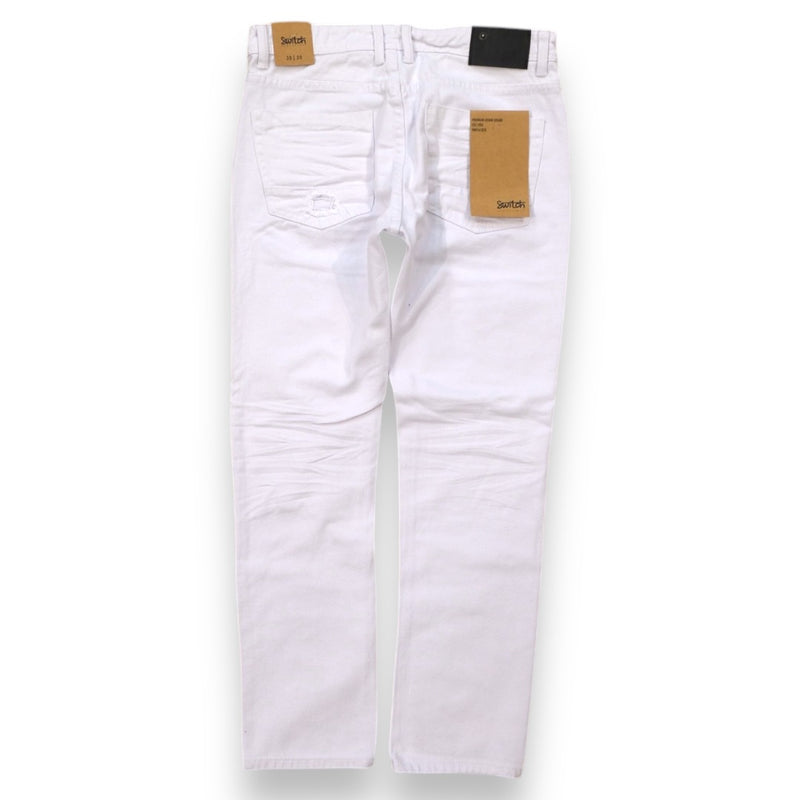 Switch 'Damaged Basic' Denim (White) SF4600