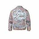 Rebel Minds 'Angels' Zip Up Puffer Tapestry Jacket (Multi) 152-518