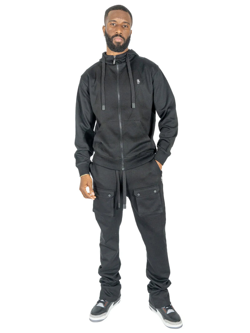 Makobi 'Essentials' Fleece Hoodie (Black) M5335