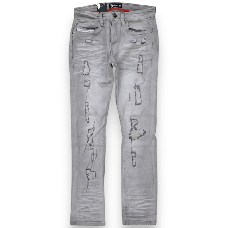 Makobi 'Moreli' Jeans (Gray) M1979