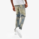 Copper Rivet 'Destroy Effect' Cross Hatch Denim (DTB) 533016