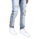 Smoke Rise Vintage Washed Denim (Fennel Blue) JP23733