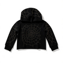 FWRD Kids 'Spider Web' Rhinestone Pullover Hoodie (Black) FW-10598K
