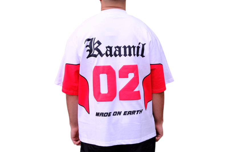 KML ‘MILAN’ T-Shirt (White/Red)