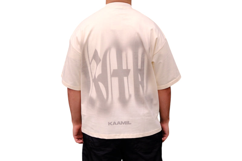 KML ‘BLUR’ T-Shirt (Cream)