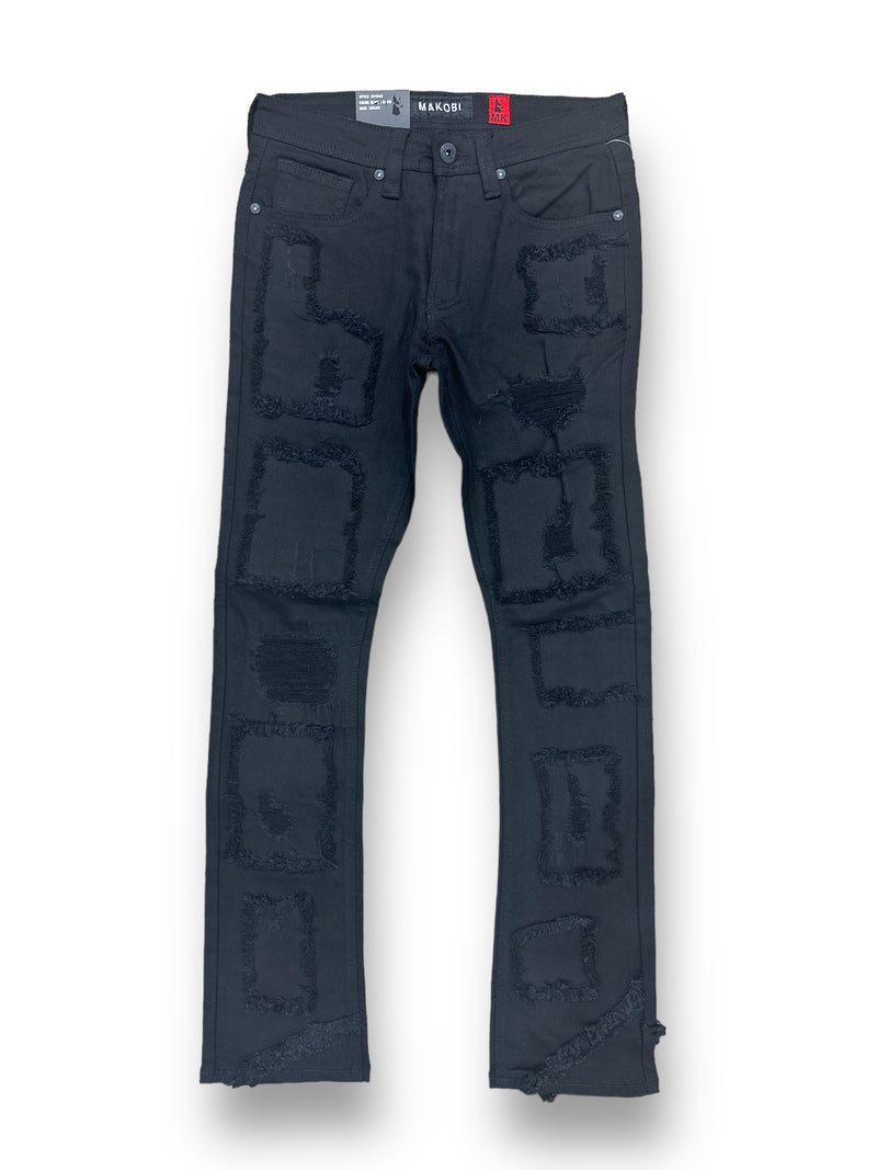 Makobi 'Gabana' Denim (Black) M1942 - Fresh N Fitted Inc