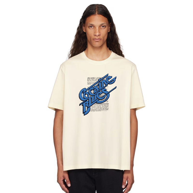 Birds 'Cocaine Blues' Cream Oversized Ultra-Premium Box S/S T-Shirt